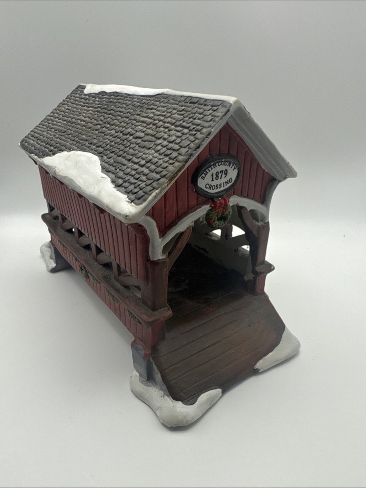 Christmas Villiage Covered Bridge
