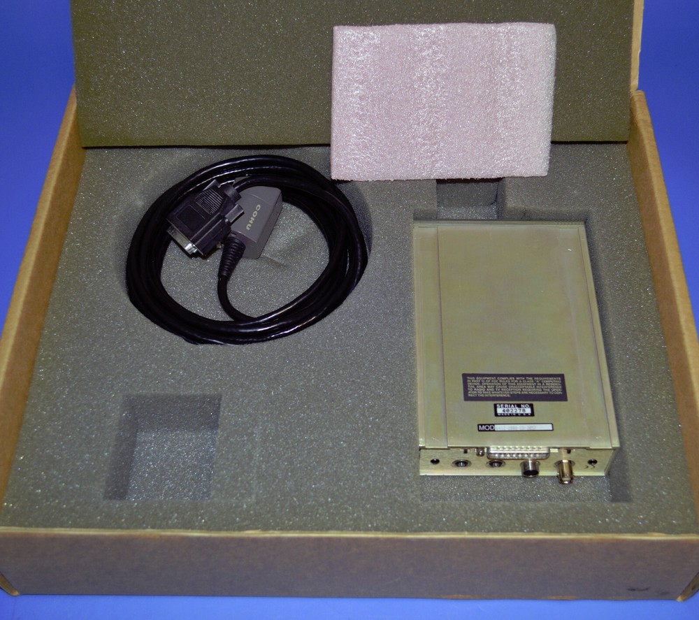 Cohu 6400 Camera Control Unit CCU Controller 6412-2000/ER-3057 + Camera Head