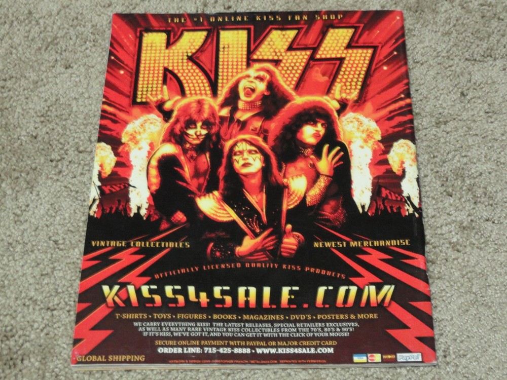 KISS Official Authorized Quarterly Magazine Issues 1 thru 5 with Posters HTF