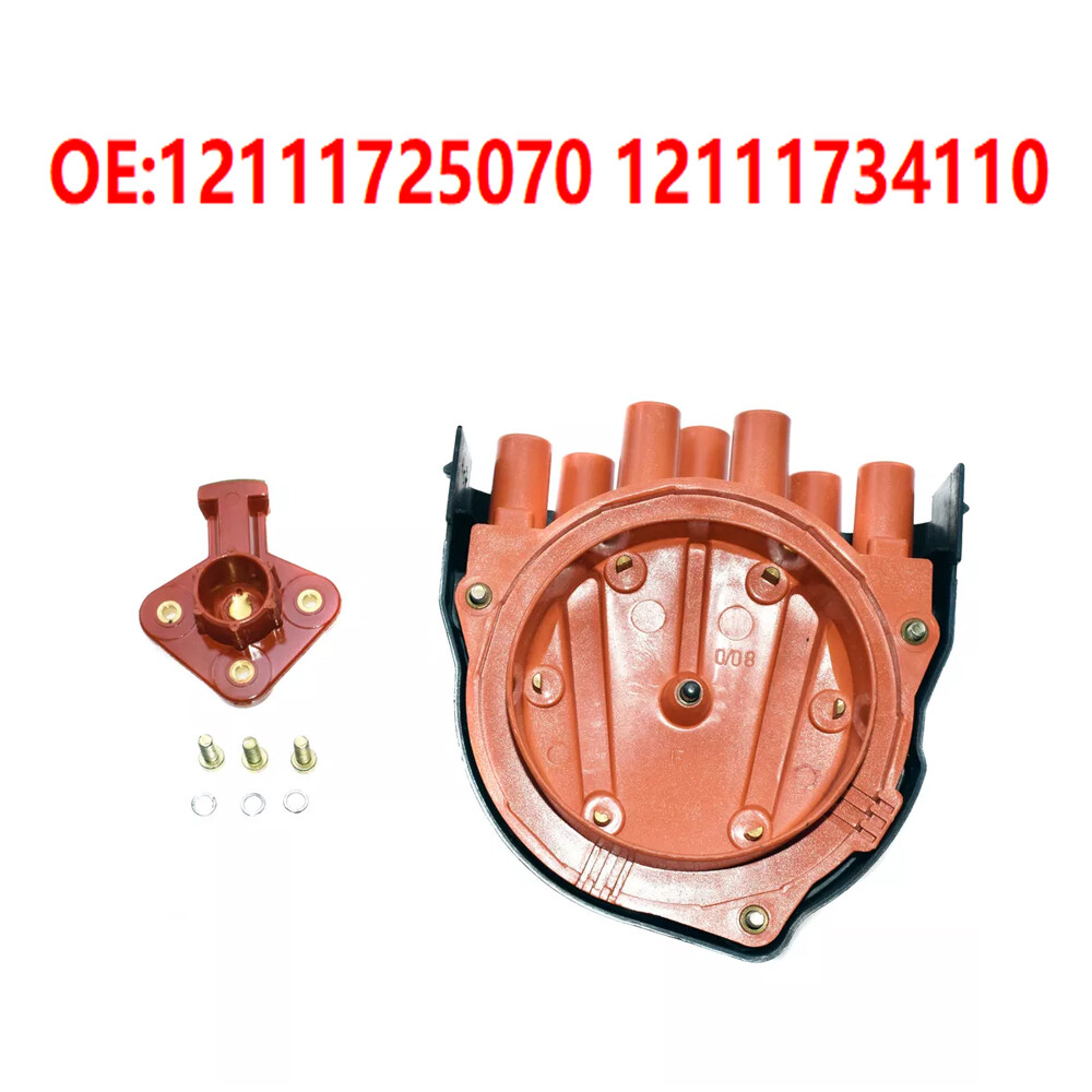 For BMW E23 E24 E28 E30 E31 E32 Distributor Cap & Rotor US Stock