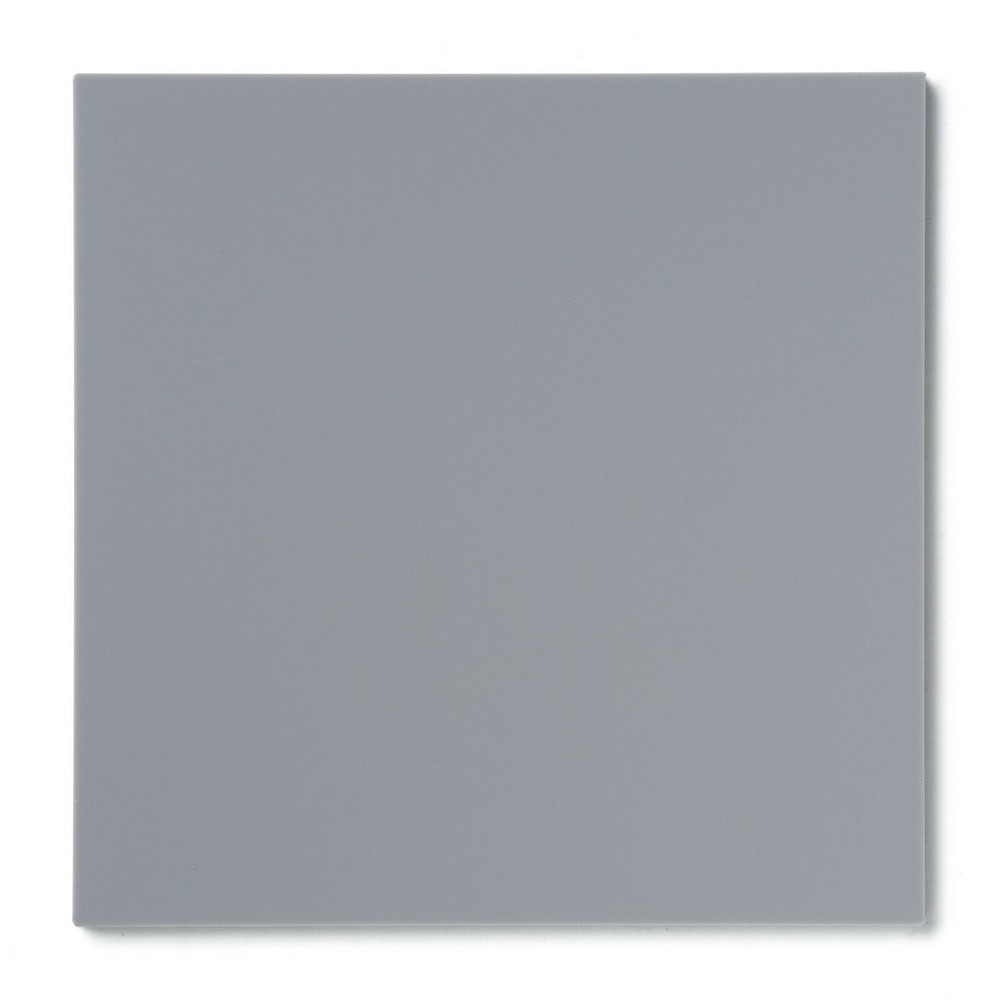 1/8" (3mm) Solid Light Grey 12"x12" Opaque Acrylic Plexiglass Sheet AZM