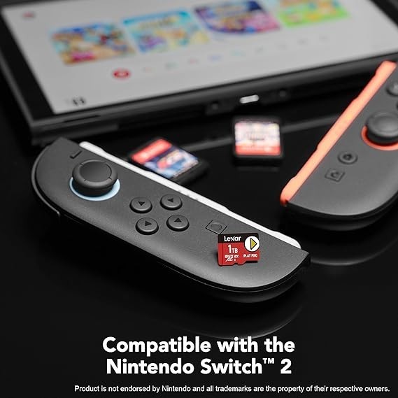 MICRO SDXC MEMORY EXPRESS CARD FOR NINTENDO SWITCH LEXAR PLAY PRO 1TB STORAGE