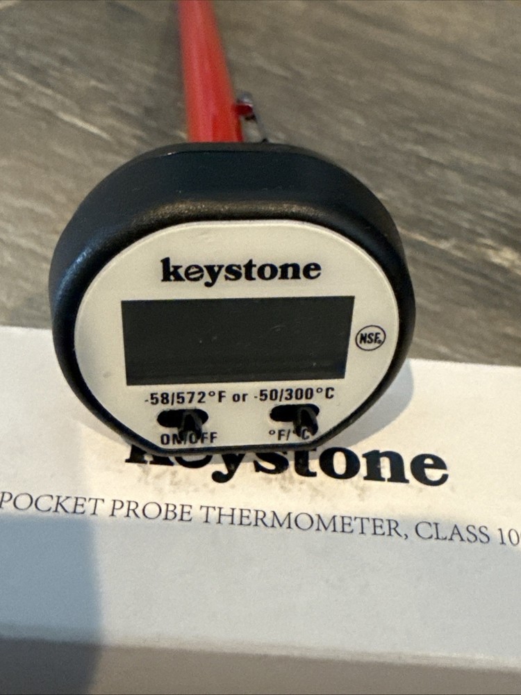 Keystone Value Series 5" Digital Pocket Probe Thermometer