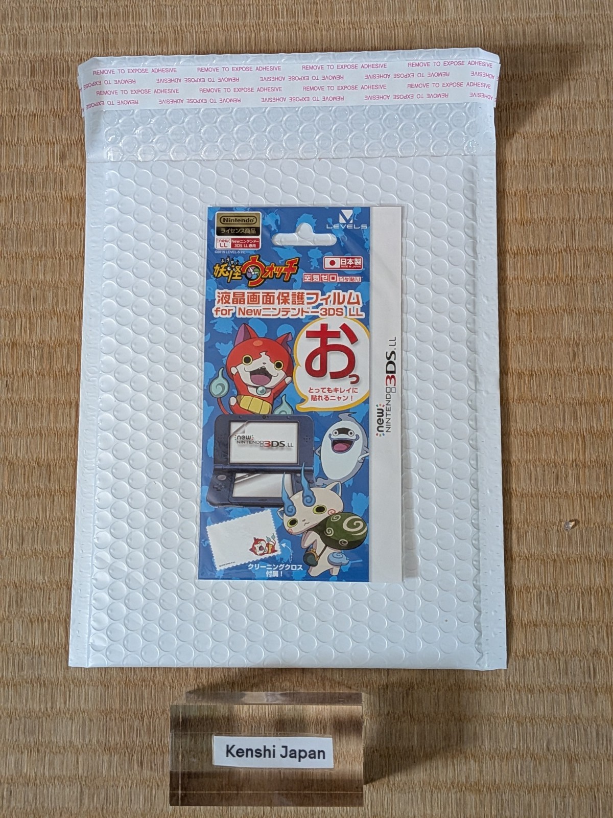 New Hori Screen Protect Film for new Nintendo 3DS LL XL Yo-Kai Watch ver. Japan