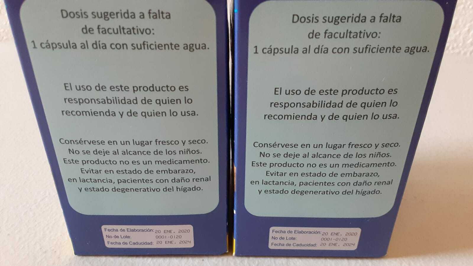 2 PACK ANODINE PLUS 60 Pills Total- Colageno-Cicutilla-Curcuma-Glucosamina