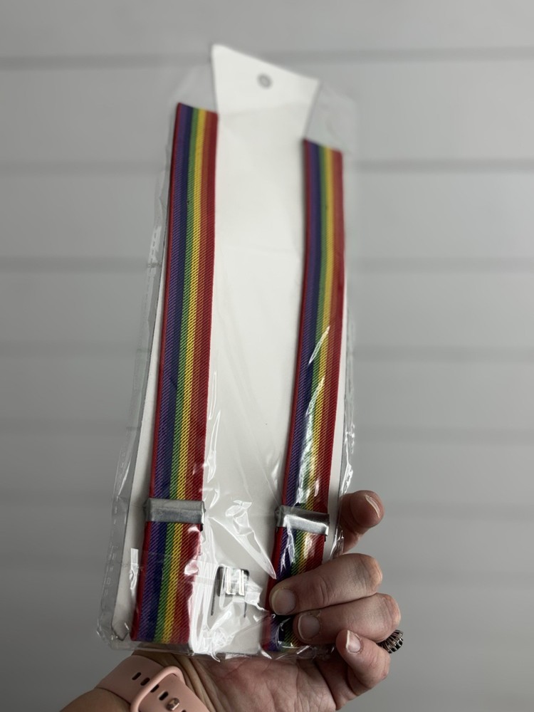 NEW Rainbow Suspenders