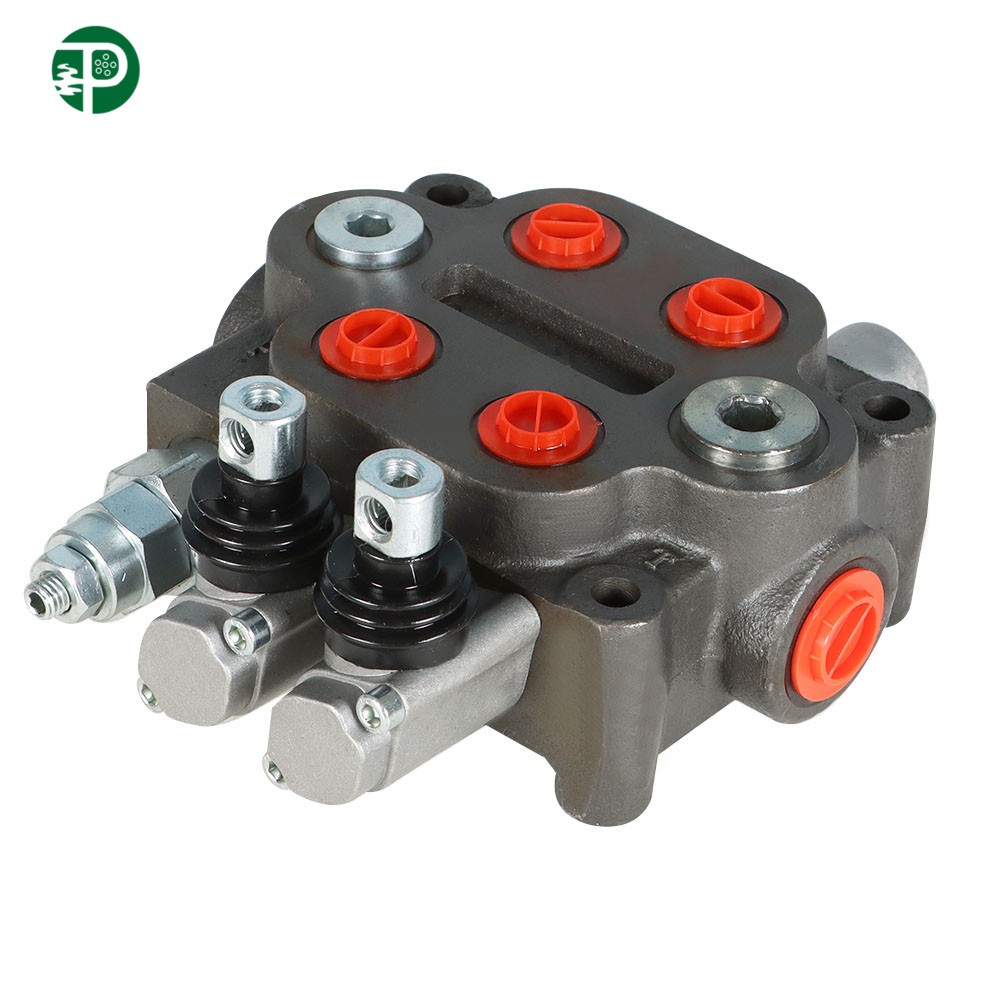 2 Spool 25GPM Hydraulic Directional Control Valve BSPP Tractor Loader US