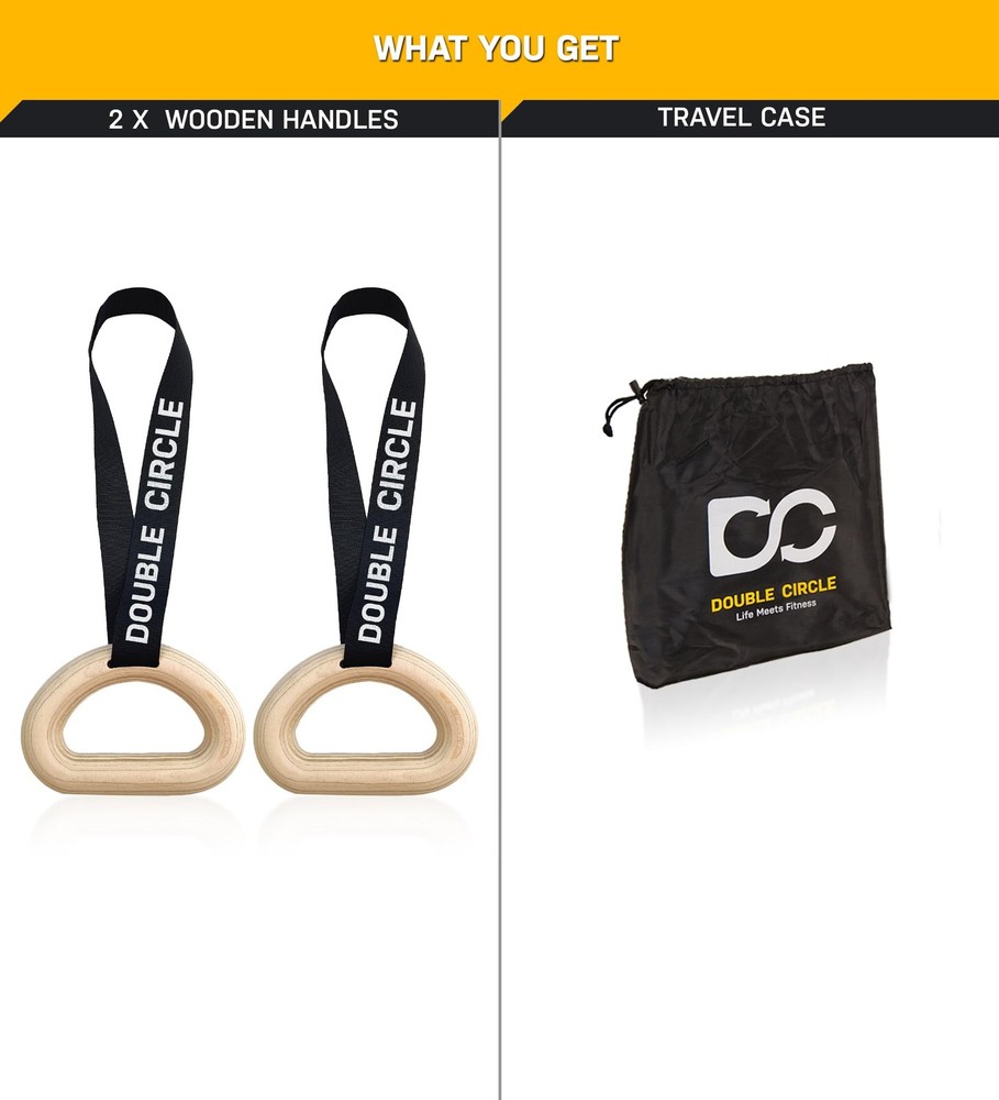 Pull Up Handles - Pull Up Grips, LAT Pull Down Gym Handles Design - Quick Att...