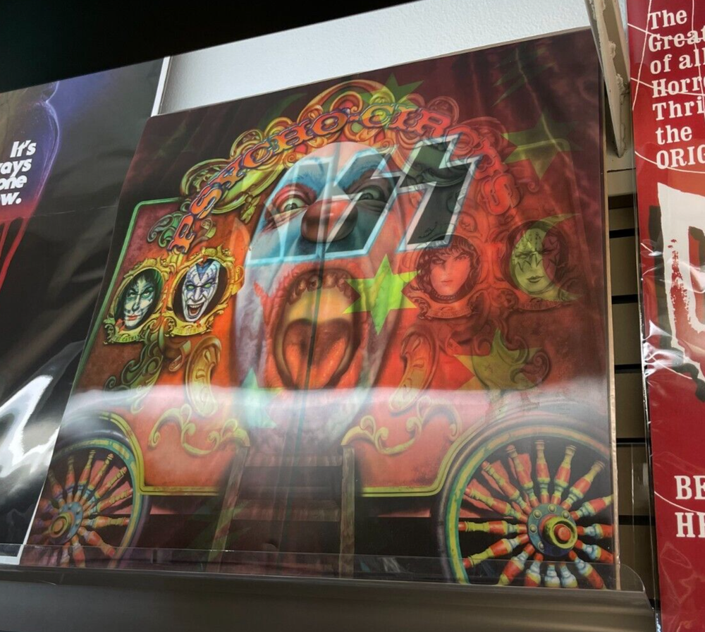 24 X 24" 3D LENTICULAR POSTER~ KISS~ PSYCHO CIRCUS~ RARE SIZE