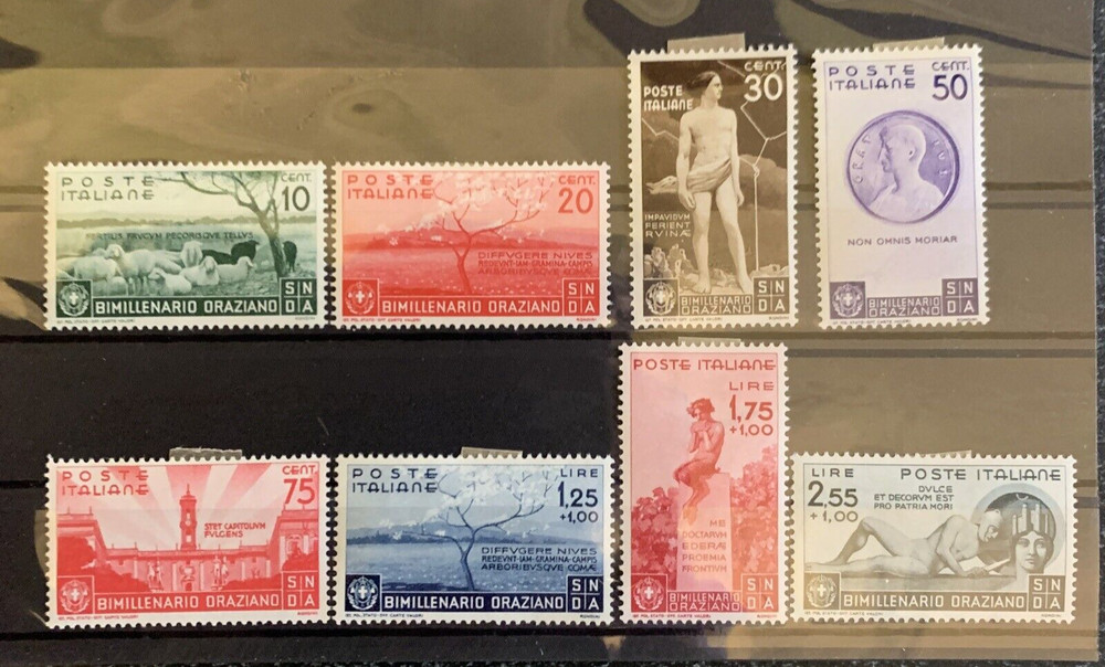 Italy 1936 Horace Set Mint Hinged