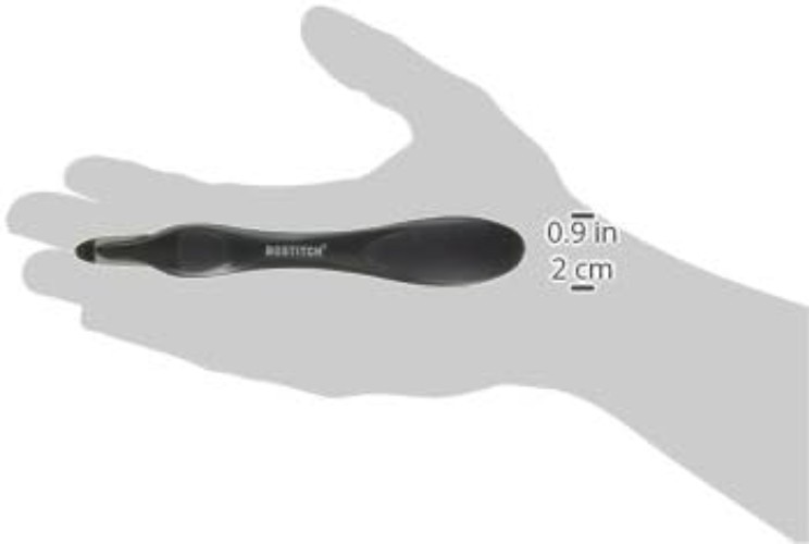 Compact Black Staple Remover - Ergonomic Design with Magnetic Pickup Function