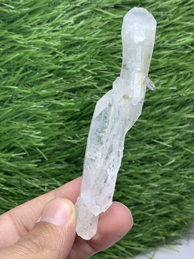 Faden Quartz DT Transparent Crystal Has Good Luster & Nice Termination