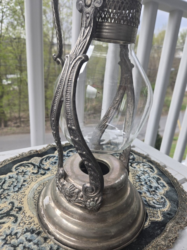 Vintage Coffee or Tea Carafe with a Warming stand Swings