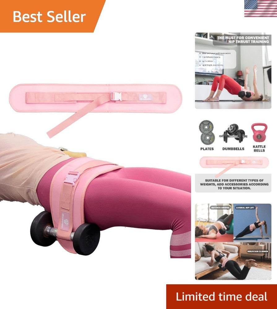 Sleek & Stylish Hip Thrust Belt - Maximum Support for Effective Glute Training