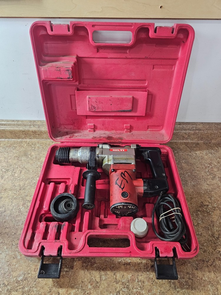 HILTI GS-CE-EMC Rotary Hammer Drill w/ Chisel Function Pre-owned w/ Case