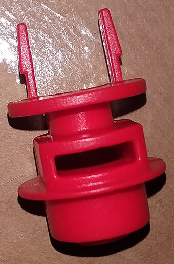 TWO USED BOWFLEX HVT Cable Ground Inserts Holder Attachments