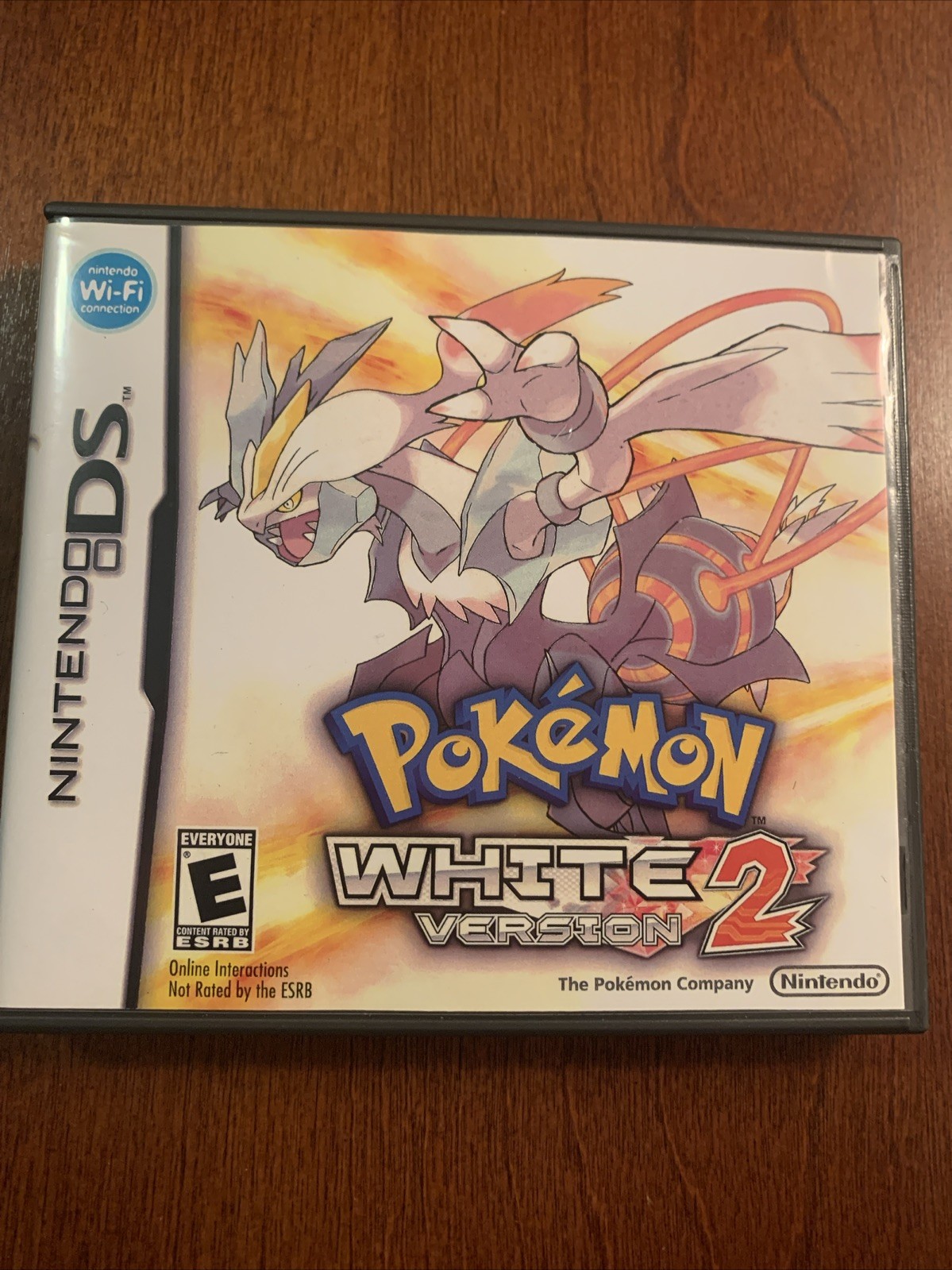 Pokemon White Version 2 Nintendo DS Replacement Case Only NO GAME Display Only
