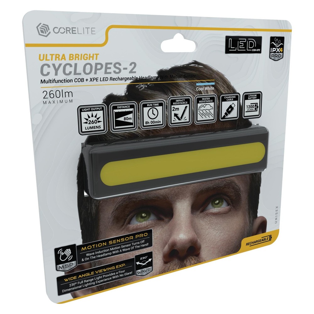 Corelite Cyclopes-2 Rechargeable Headlamp