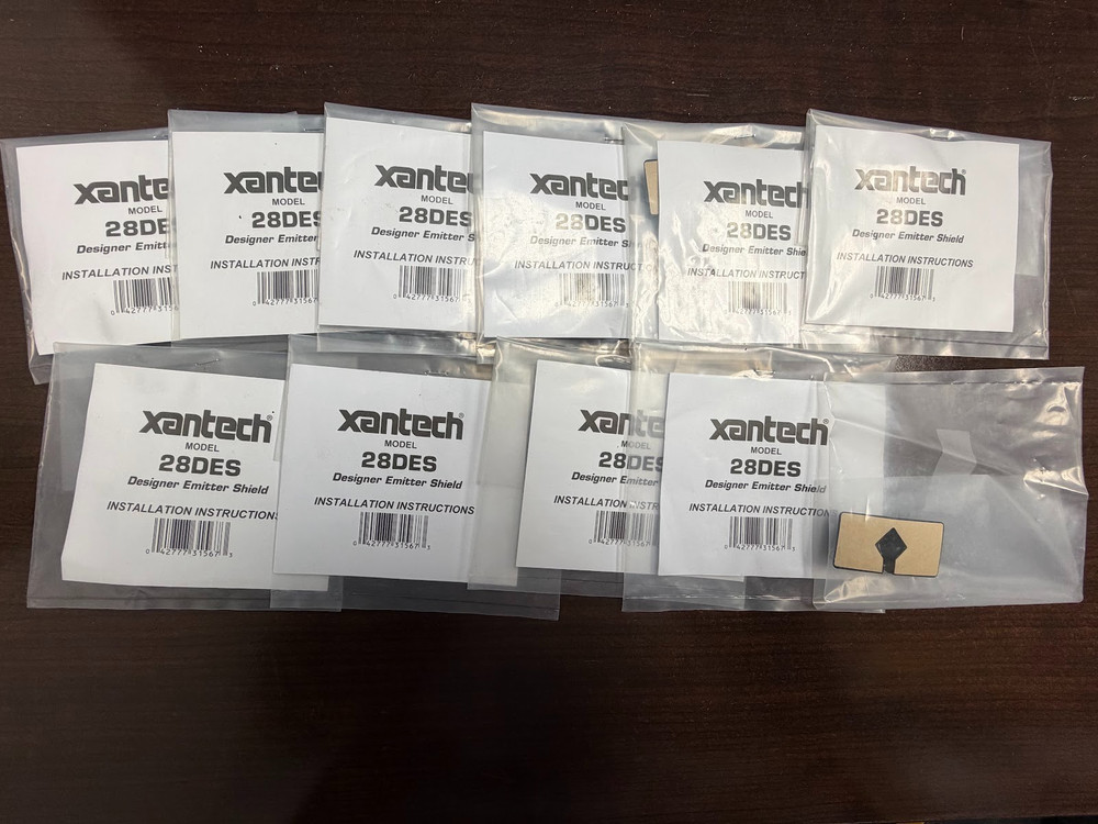 Xantech 28DES  Emitter Sheild Cover for Designer IR Emitters - Quantity 11