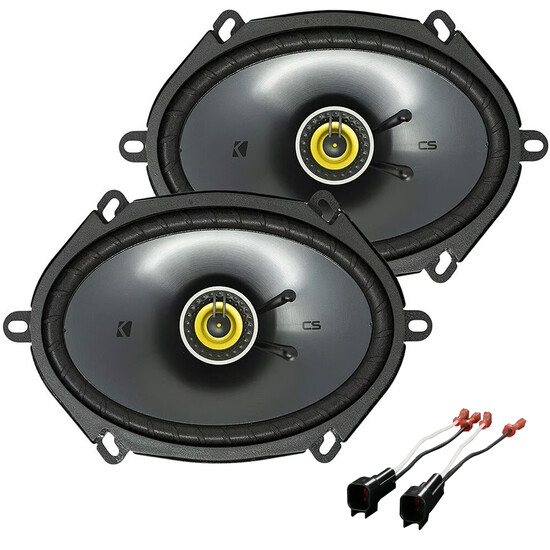 1999-2014 Ford F-150 Kicker Front Door Factory Speaker Replacement Package