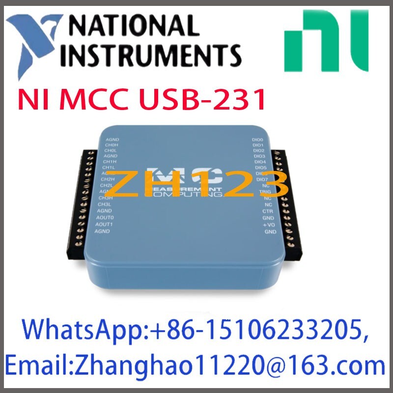 NI MCC USB-231 16-bit multi-function data acquisition card DAQ