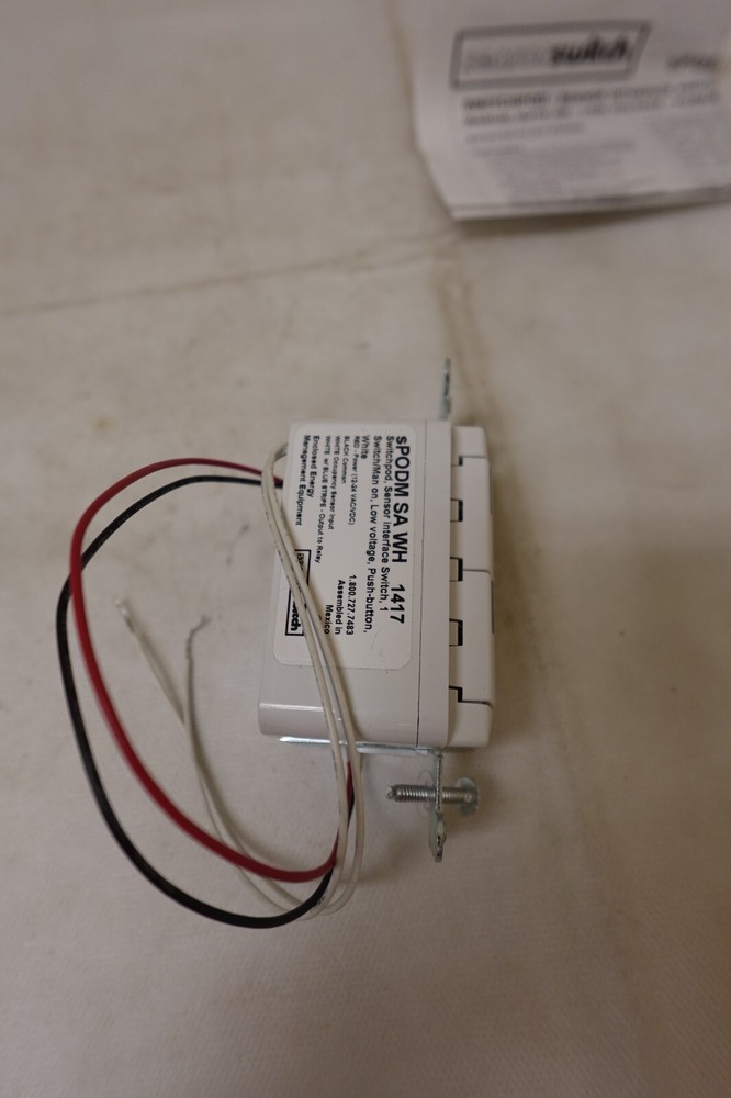 Acuity Sensor Switch 212F7M, SPODM SA WH, Low Voltage SwitchPod Vacancy Auto-On