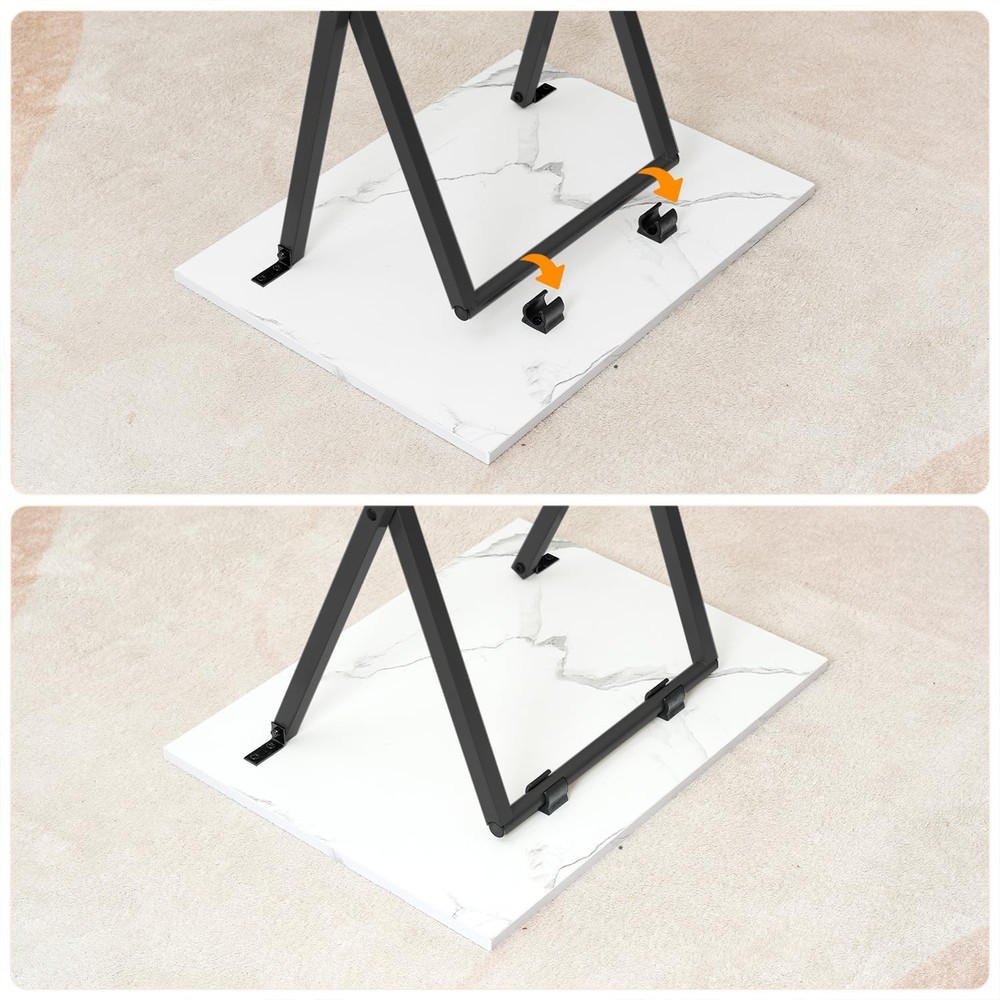 Folding TV Tray, Stable Snack Table for Small Space, Portable Sofa Side Table...