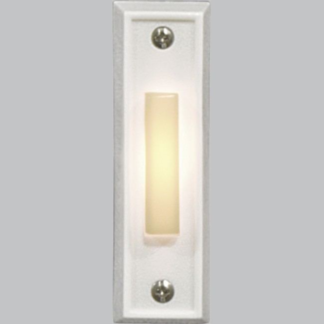 Progress Lighting PC001 Single Chime Doorbell - White