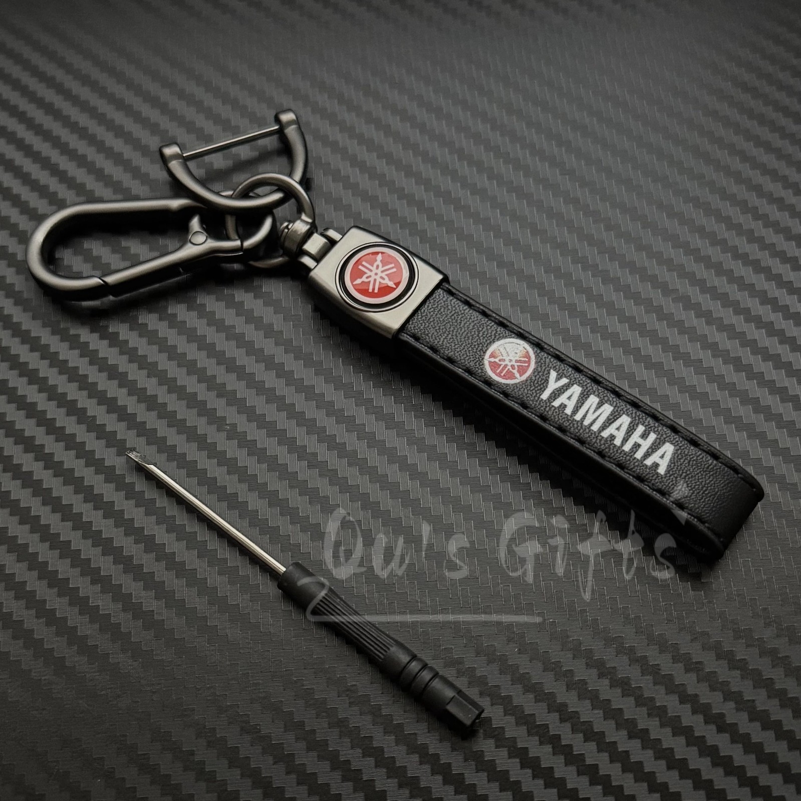 Yamaha Genuine Leather Keychain US Seller Free Shipping