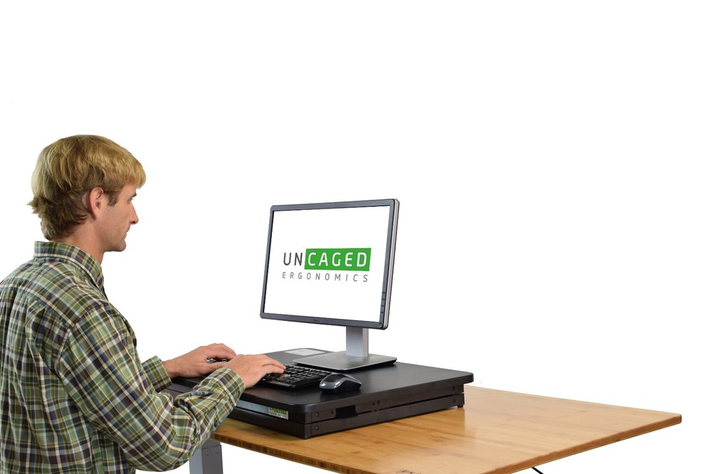 Standing Desk Converter for Laptops Desktops Riser Conversion Stand Topper cheap