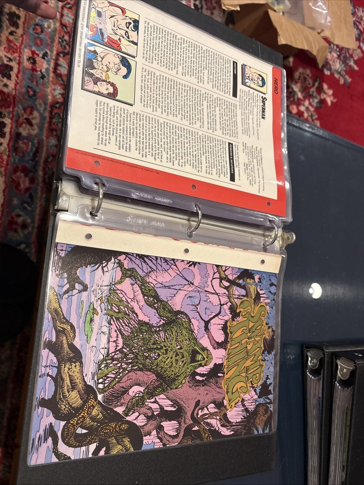 Comic Book Bio Binder