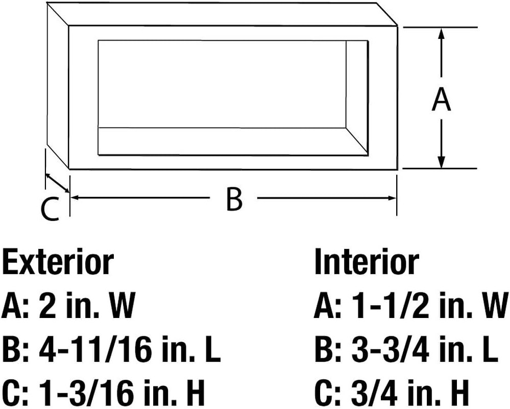 Magnetic Key Holder, 1 Pack, Black