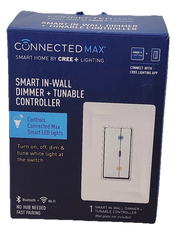 Connected Max Smart In-Wall Dimmer Tunable Controller Wifi Alexa Single New