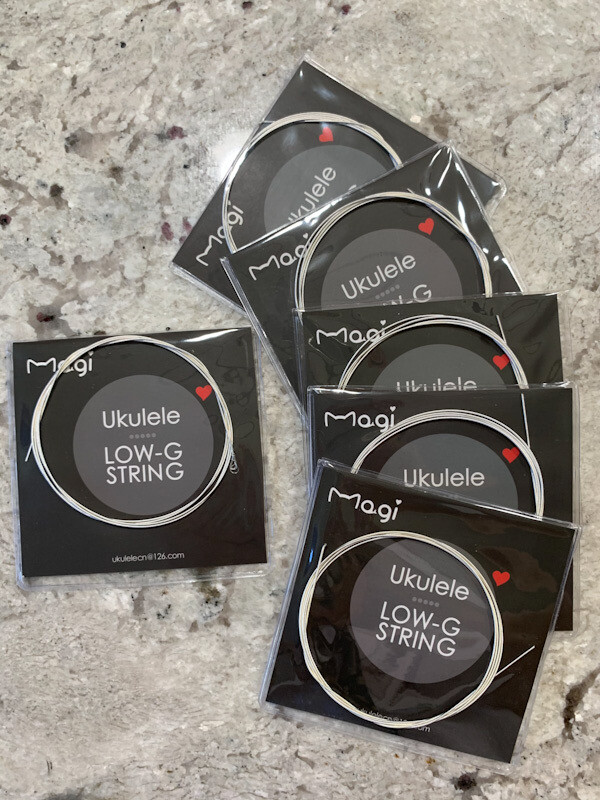 Magi Wound Low G ukulele String single string in bag