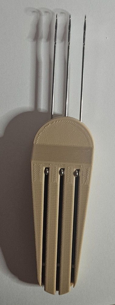 3D Printed Handle Cordsmith I-Cord Tool w/ Replaceable Needles - 3 Hook & 4 Hook