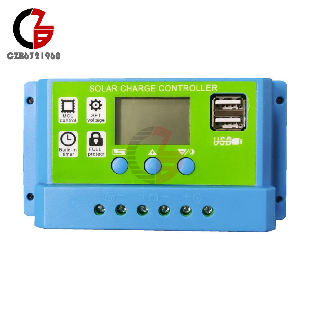 10A 20A 30A Photovoltaic Solar Charging Controller Universal Solar Controller