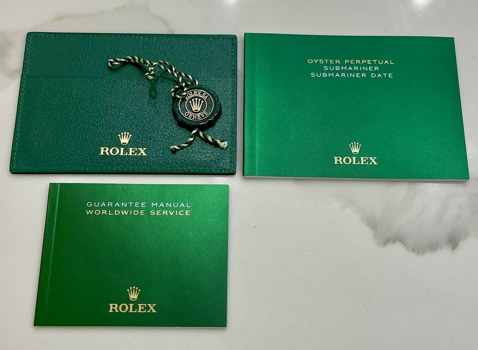 Authentic Rolex Submariner Booklet Manual Set 116610 116613 114060 116618 116619