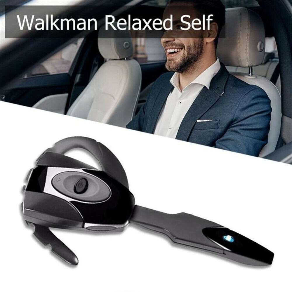 New Trucker Wireless Mic Blue Parrot Bluetooth Noise Cancelling Headset Earpiece