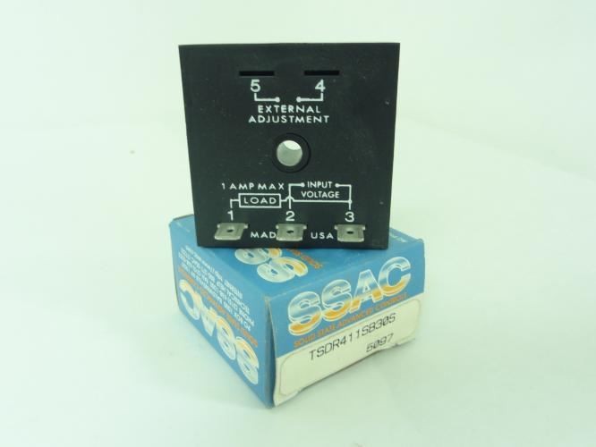 190102 New In Box; SSAC TSDR411SB30S Solid State Timer; 120VAC; 1A