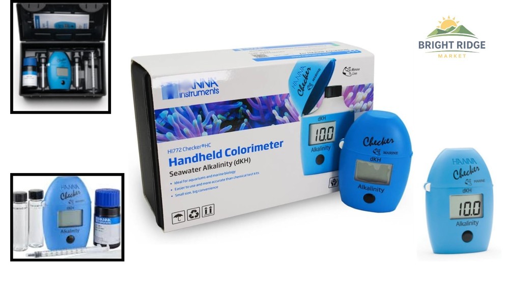 Aquarium Kit for Alkalinity, Includes Reagent Starter Kit and Instructions