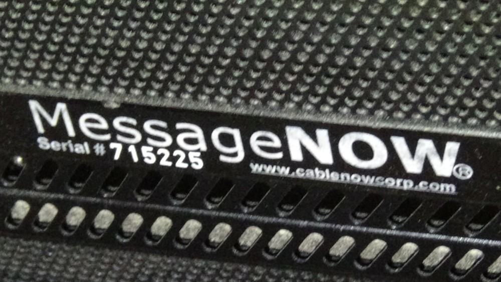 Message Now #Serial 715225