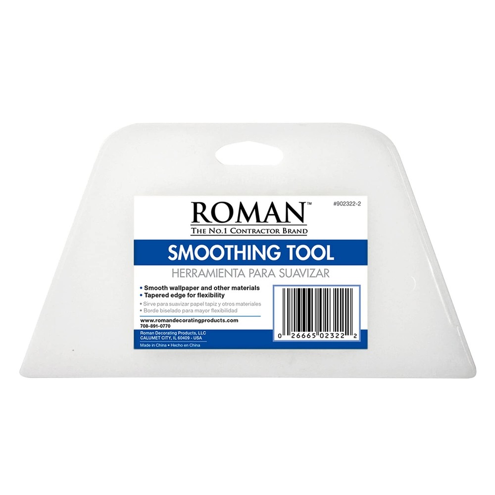ROMAN’s Wallpaper Smoothing Tool for Home Improvement, White
