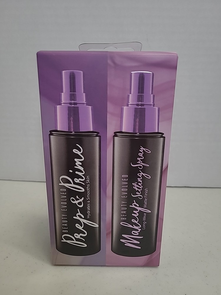 beauty evolved Prep & Prime + makeup setting spray  SEALED (Z)