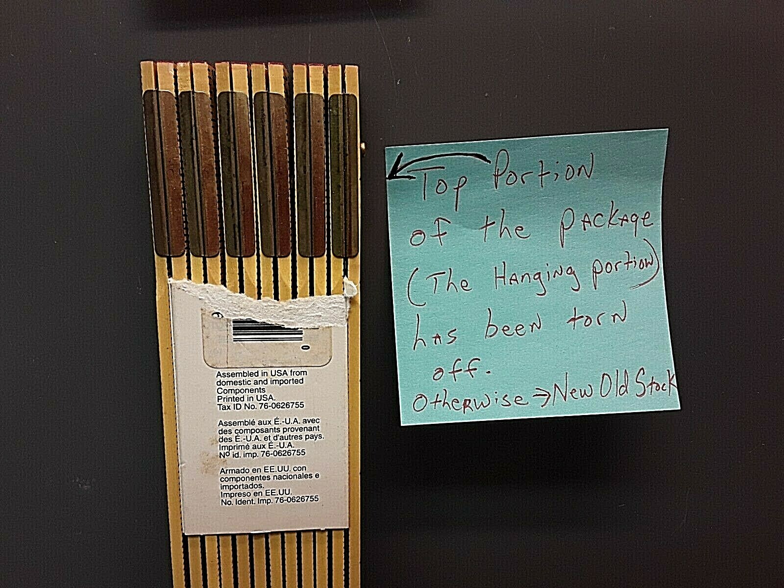 Lufkin X46 Red End Extension Wood Rule 6' NEW USA! Outside Reading