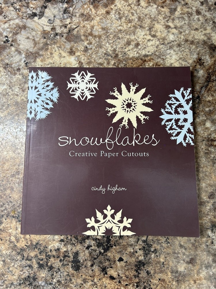 SNOWFLAKES Book Creative Paper Cutouts Techniques For Scrapbooks• Decorating