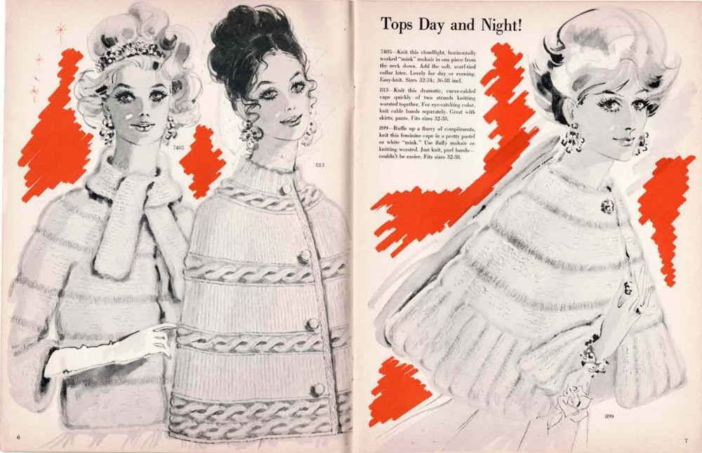 Vintage Mail Order Pattern Catalog Needlecraft Patterns Great Pics 1960's