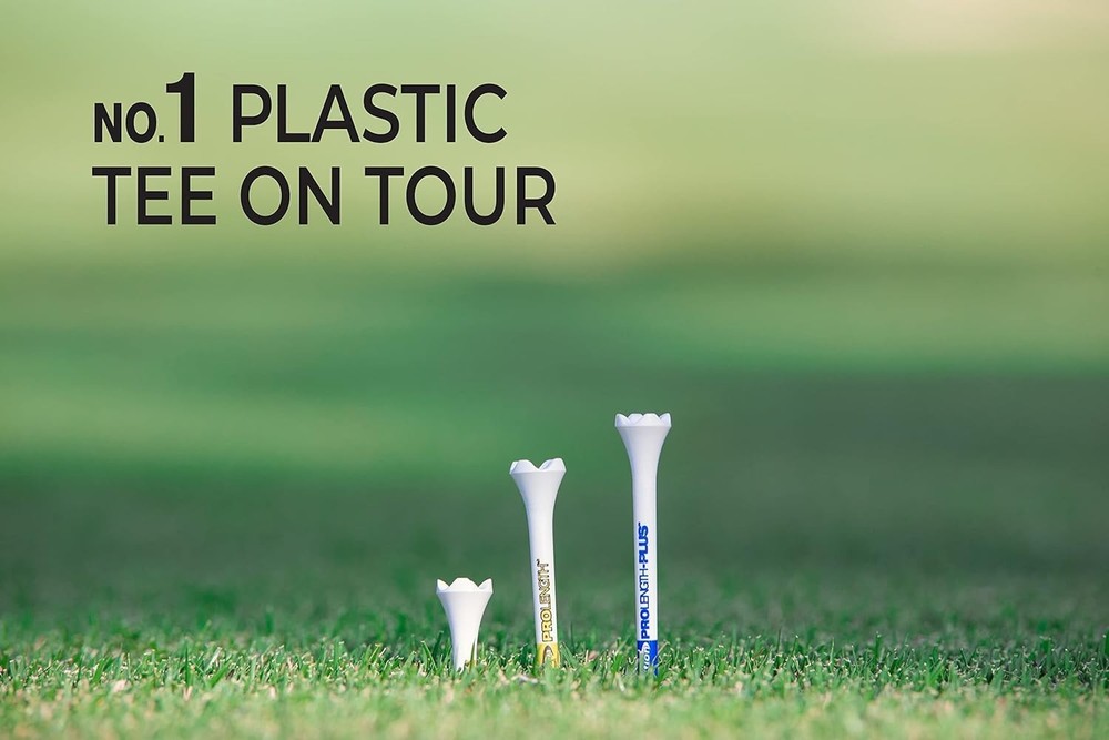 Durable 2-3/4 Inch Plastic Golf Tees | PTS 30 Count for Consistent Performance
