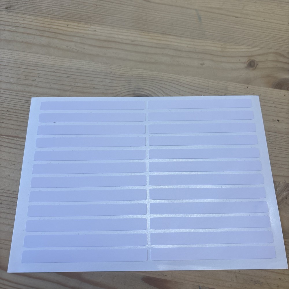 POLE FLOAT - BLANK - VINYL - 48 LABELS - WATERPROOF - POLE RIG - POLE WINDERS