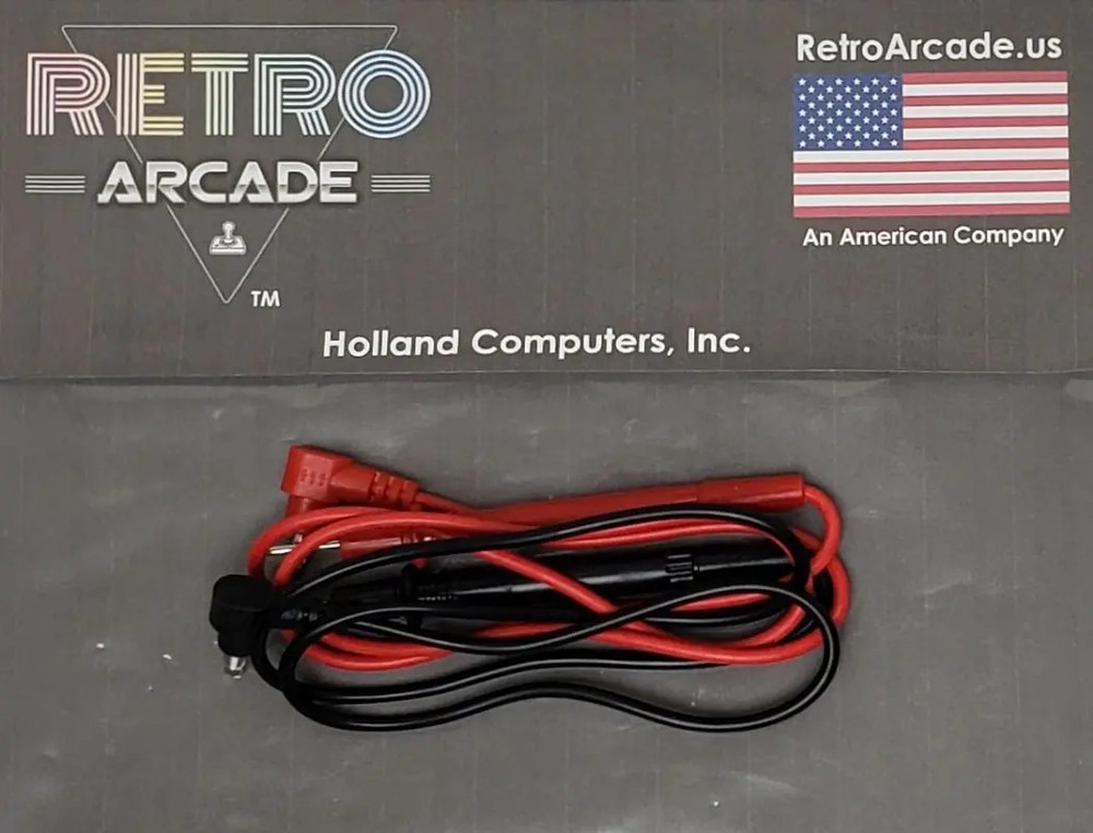 Digital Multimeter Replacement Probe Set, Red and Black Probes