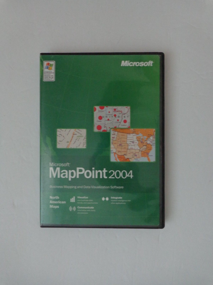 Microsoft MapPoint 2004 - North America Maps